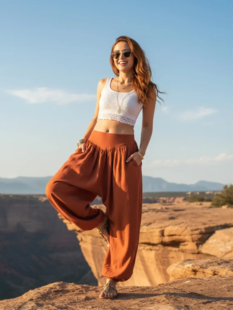 Pikalda-Thai Cotton Harem Pants - Image 5