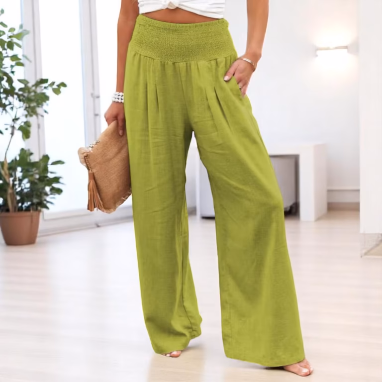 High Waist Wide Leg Trousers - Image 2